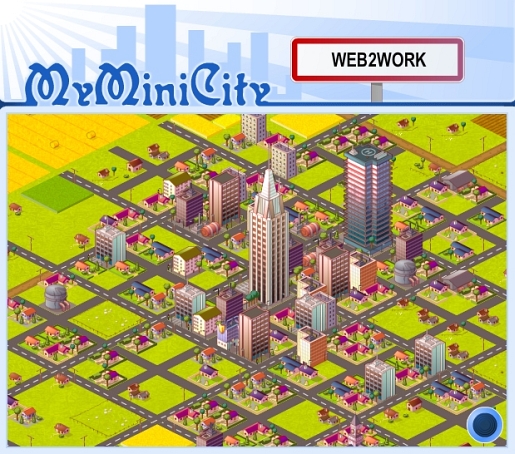 Die aktuelle Stadtentwicklung 
			der Minicity von web2work.de